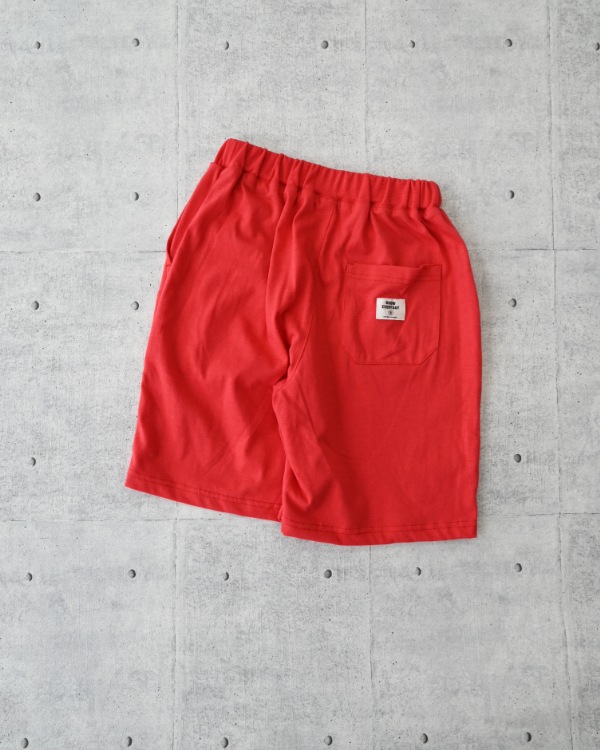 【ジーンズベー】EASY HALF PANTS / レッド