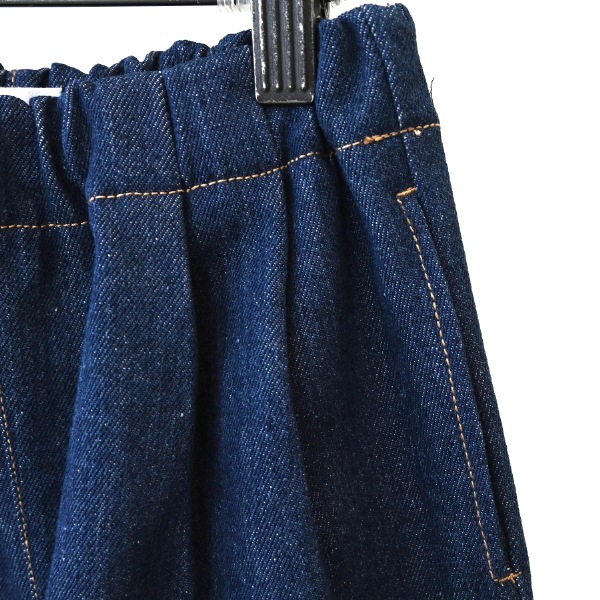 【25FW】デニム2タックイージーパンツ / ネイビー