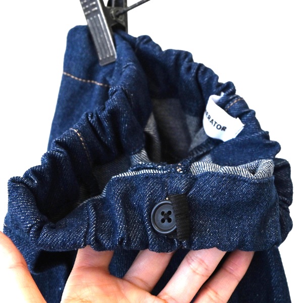 【25FW】デニム2タックイージーパンツ / ネイビー