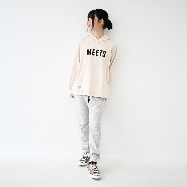 【25FW】MEETS パーカー / アイボリー