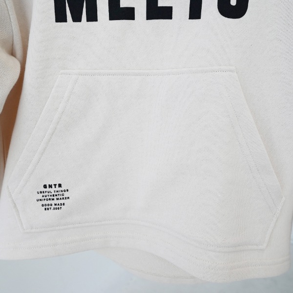 【25FW】MEETS パーカー / アイボリー