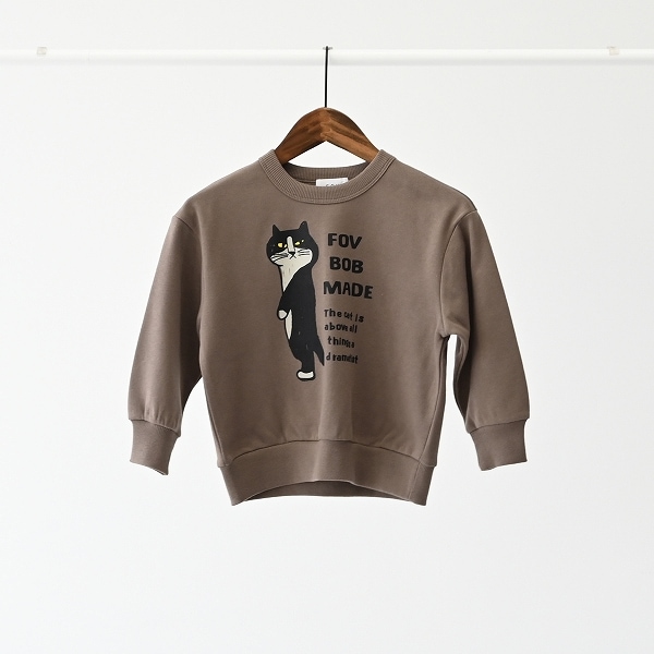 【25FW】F/B CAT ビッグトレーナー / アッシュグレー