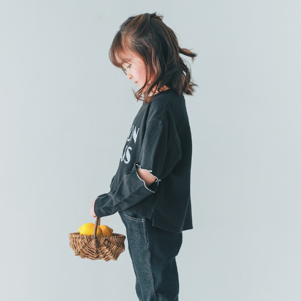 【25FW】LEMON GRASS ロングＴシャツ / ブラック