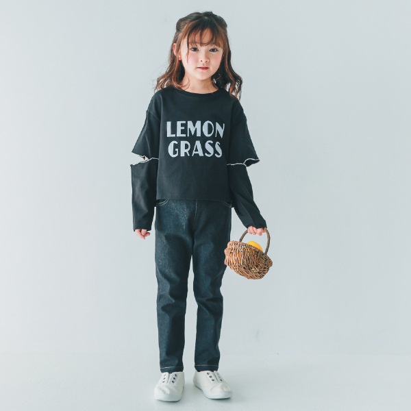 【25FW】LEMON GRASS ロングＴシャツ / ブラック