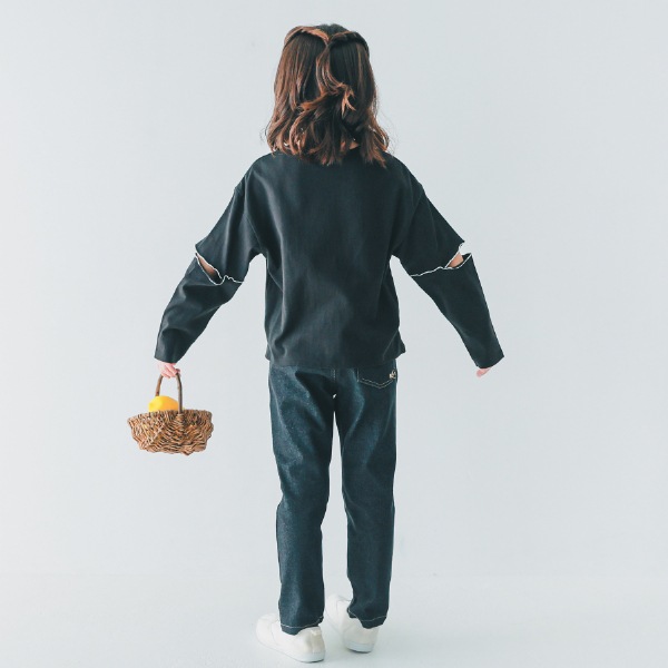 【25FW】LEMON GRASS ロングＴシャツ / ブラック