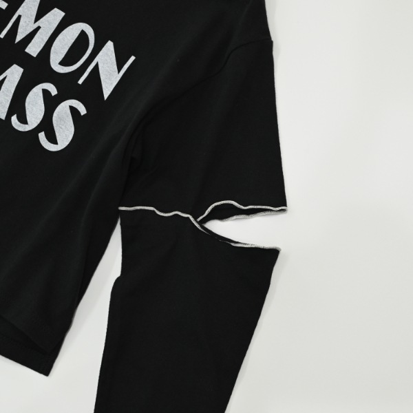 【25FW】LEMON GRASS ロングＴシャツ / ブラック
