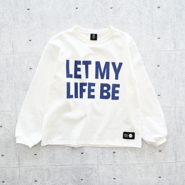 【25FW】LIFE BE ロングTシャツ / オフホワイト