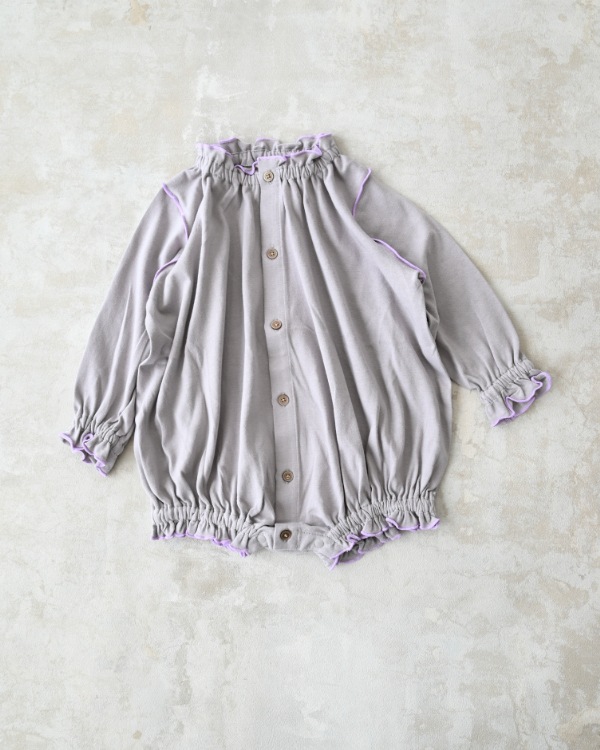 【エヌエイチティー】メローロンパース / グレー