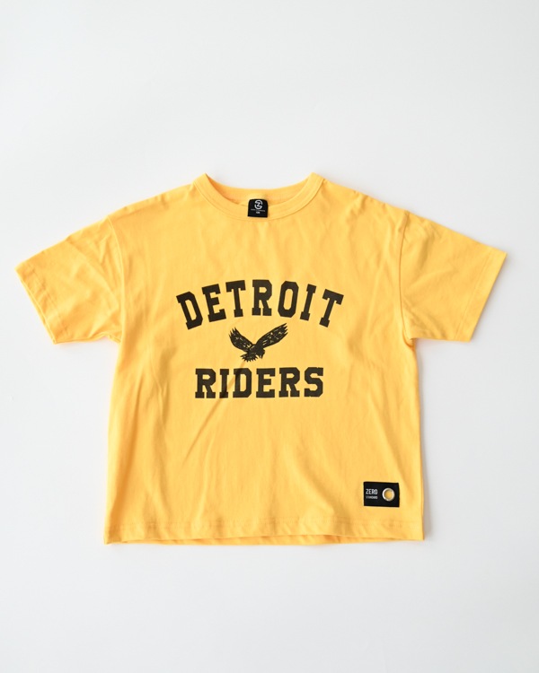 【ゼロスタンダード】DETROIT RIDERS Tシャツ / イエロー