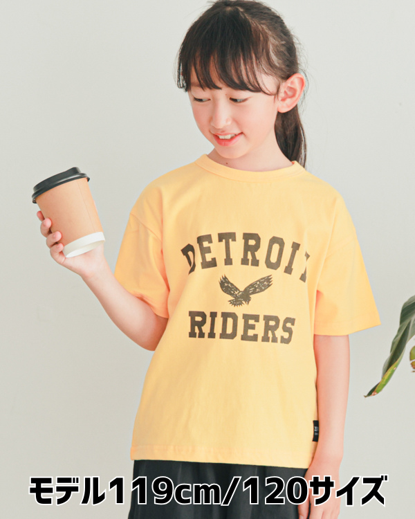 【ゼロスタンダード】DETROIT RIDERS Tシャツ / イエロー