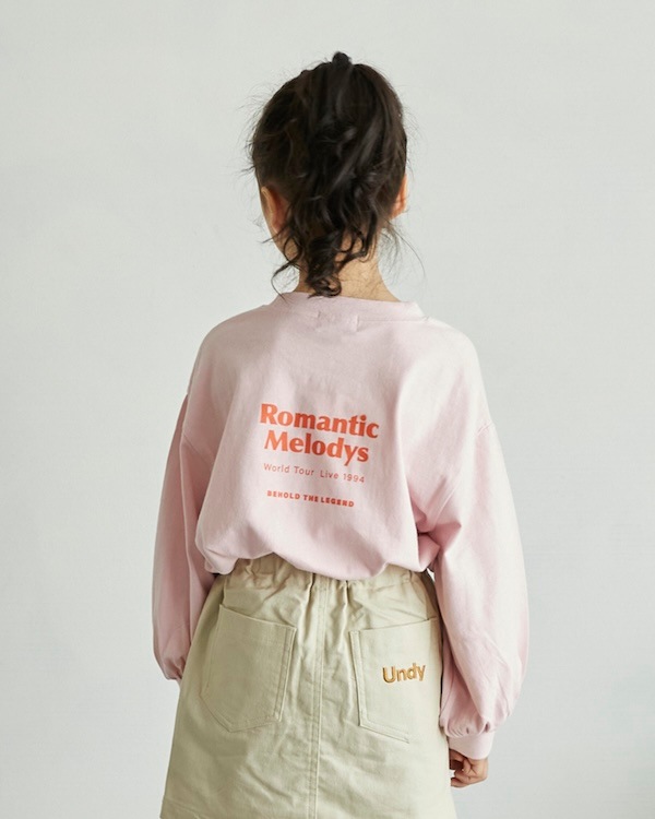 【アンディニー】Romantic L/S Tシャツ / ピンク