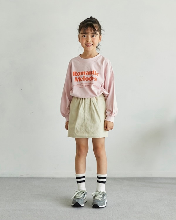 【アンディニー】Romantic L/S Tシャツ / ピンク