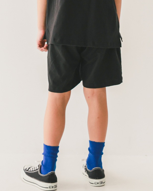 【ジーンズベー】EASY HALF PANTS / ブラック