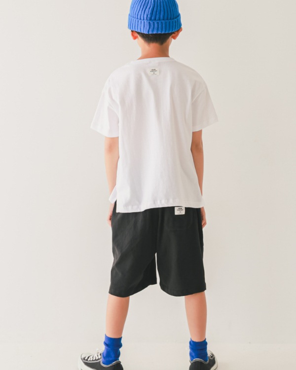 【ジーンズベー】EASY HALF PANTS / ブラック