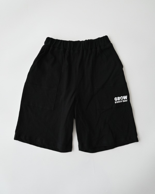 【ジーンズベー】EASY HALF PANTS / ブラック