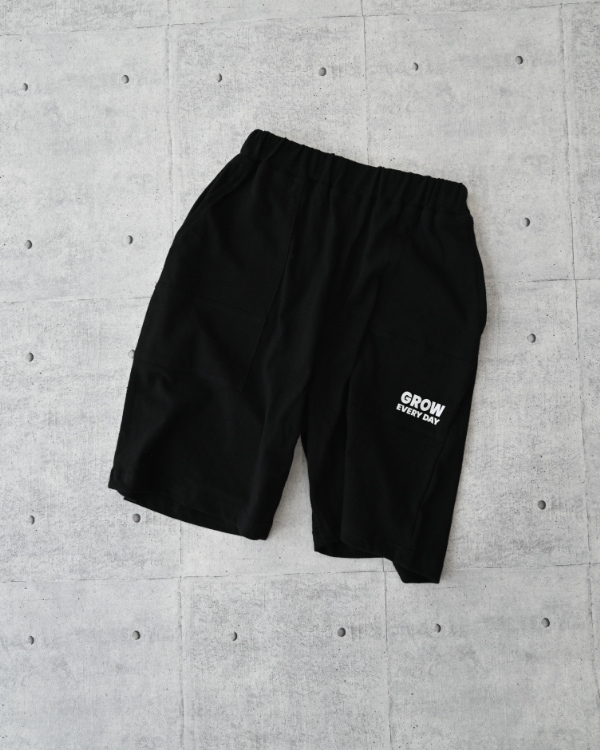 【ジーンズベー】EASY HALF PANTS / ブラック