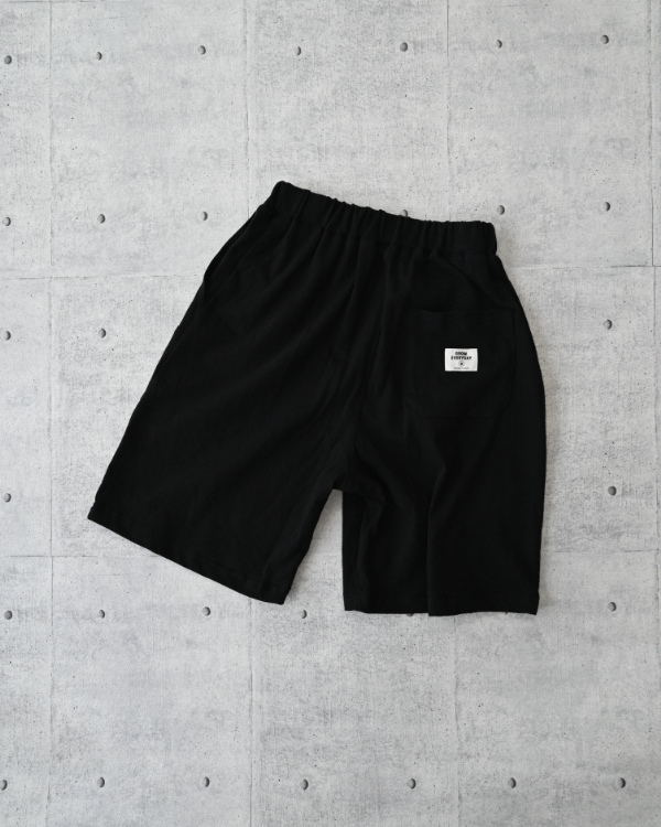 【ジーンズベー】EASY HALF PANTS / ブラック