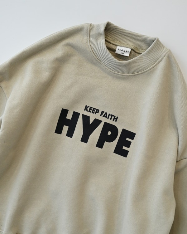 【ジーンズベー】HYPE トレーナー / サンド