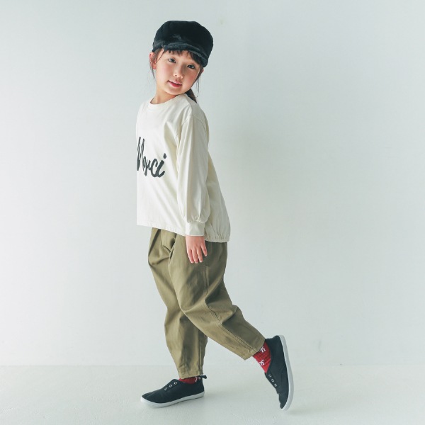 【25FW】Merci バルーンロングＴシャツ / アイボリー