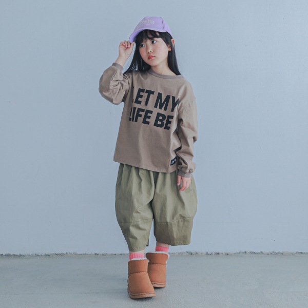 【25FW】LIFE BE ロングTシャツ / ベージュ