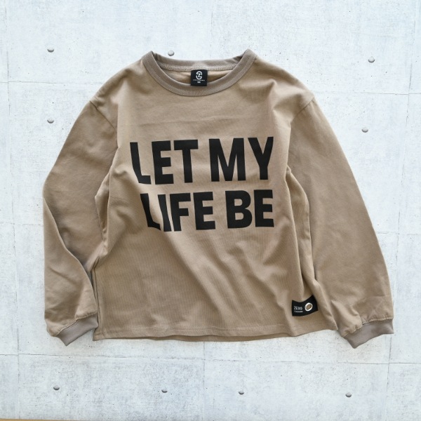 【25FW】LIFE BE ロングTシャツ / ベージュ