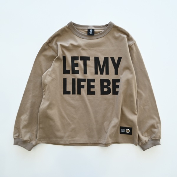 【25FW】LIFE BE ロングTシャツ / ベージュ