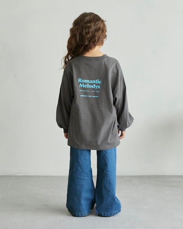 【アンディニー】Romantic L/S Tシャツ / チャコールグレー