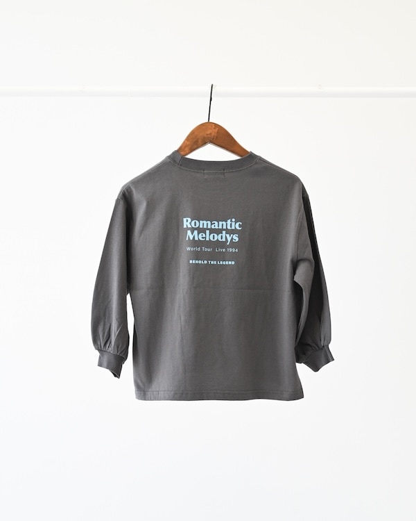 【アンディニー】Romantic L/S Tシャツ / チャコールグレー