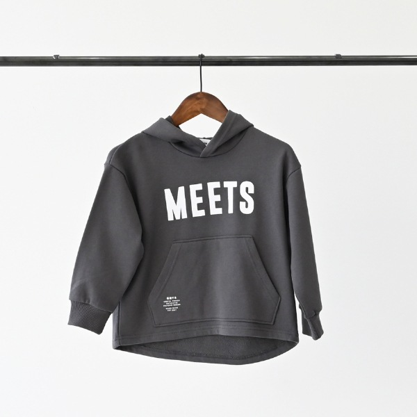 【25FW】MEETS パーカー / チャコールグレー