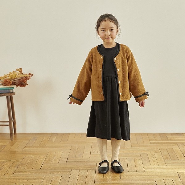 【25FW】ギャザーワンピース / ブラック