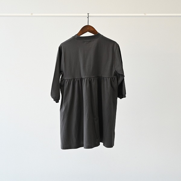【25FW】ギャザーワンピース / ブラック