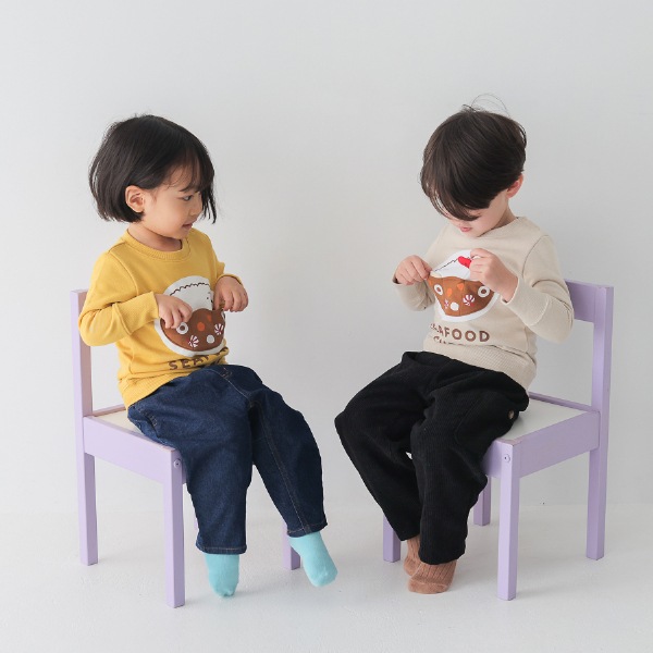 【25FW】シーフードカレー トレーナー / マスタード