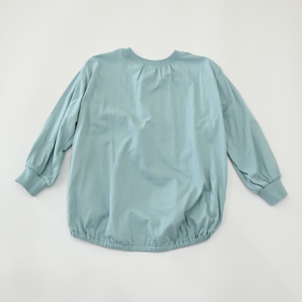 【25FW】Merci バルーンロングＴシャツ / サックス