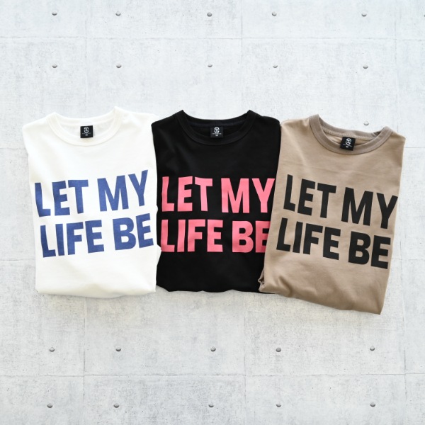 【25FW】LIFE BE ロングＴシャツ / ブラック