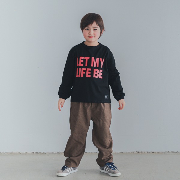 【25FW】LIFE BE ロングＴシャツ / ブラック