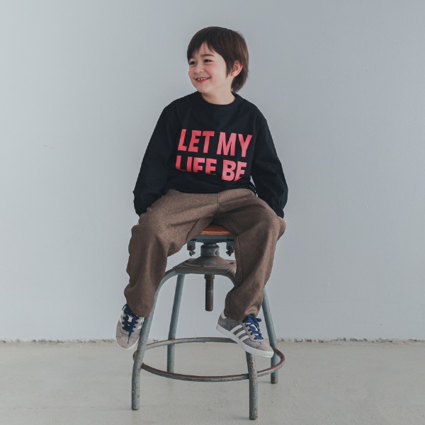 【25FW】LIFE BE ロングＴシャツ / ブラック