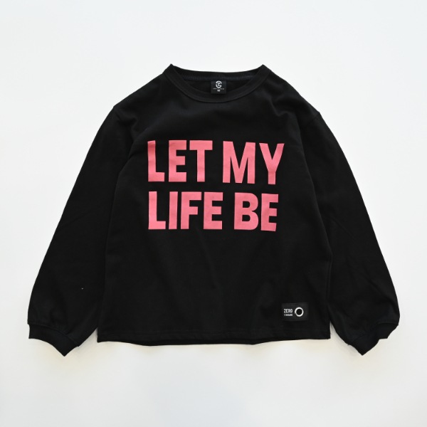 【25FW】LIFE BE ロングＴシャツ / ブラック