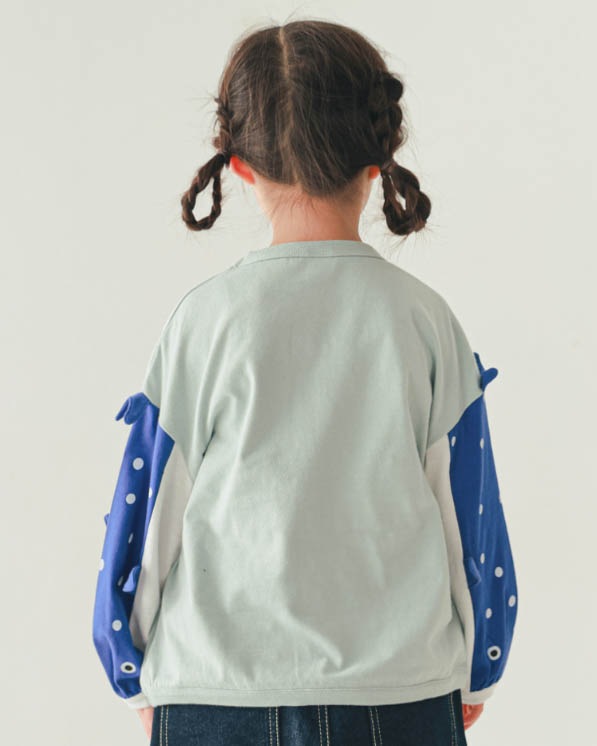 【26PS】ジンベイザメ袖ロングＴシャツ / サックス