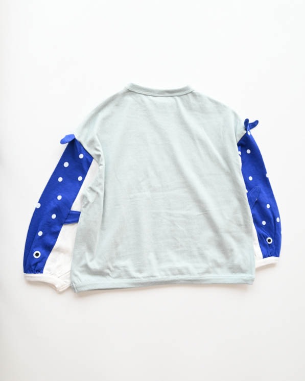 【26PS】ジンベイザメ袖ロングＴシャツ / サックス