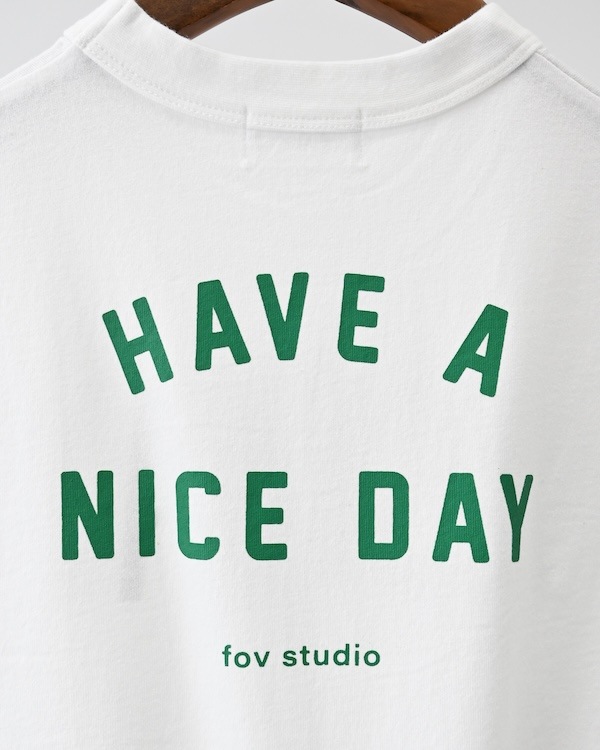 【フォブ】NICE DAY Tシャツ / チャコールグレー