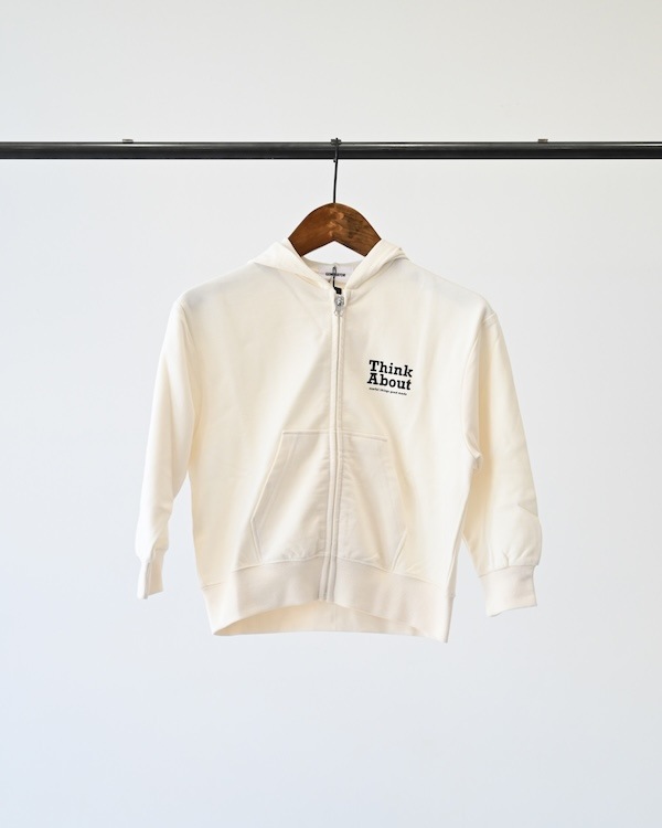 【ジェネレーター】ジップパーカー / ホワイト