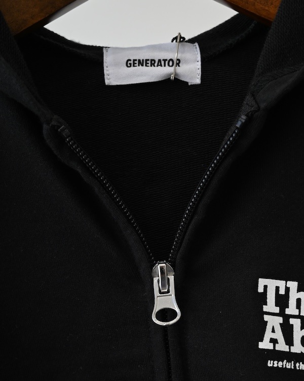 【ジェネレーター】ジップパーカー / ホワイト