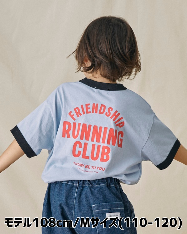 【フォブ】RUNNING CLUB Tシャツ / サックス