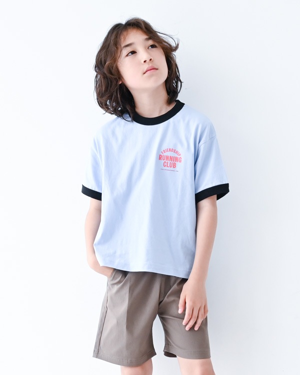 【フォブ】RUNNING CLUB Tシャツ / サックス