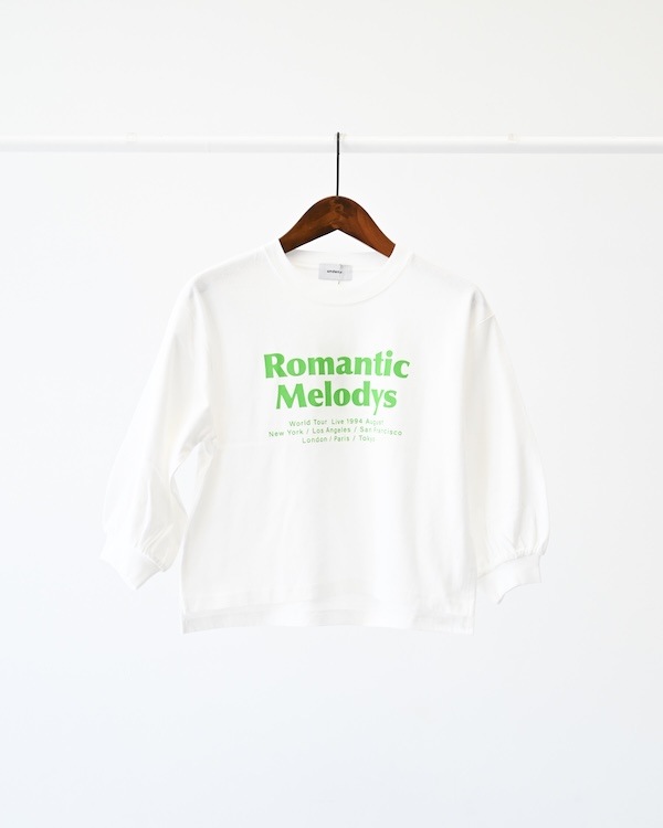 【アンディニー】Romantic L/S Tシャツ / ホワイト