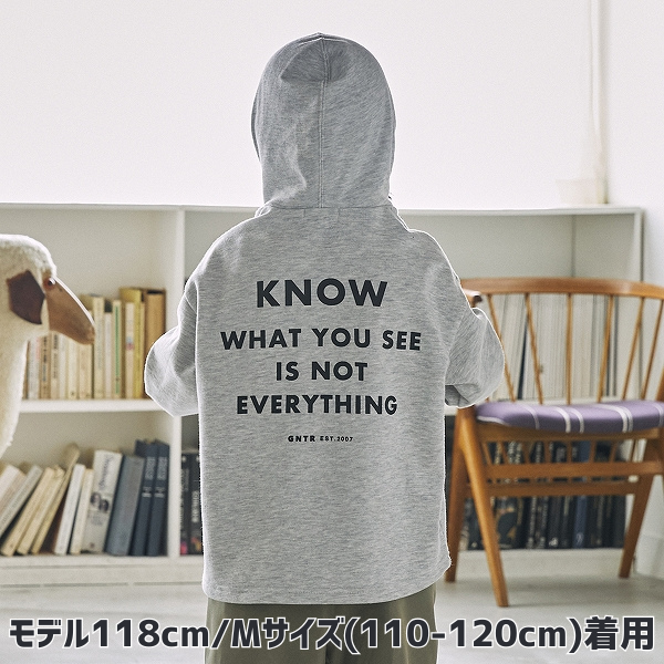 【25FW】KNOW パーカー / 杢グレー