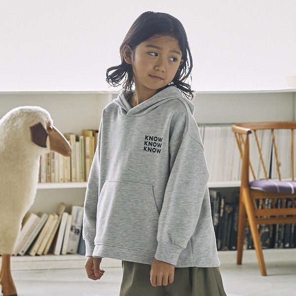 【25FW】KNOW パーカー / 杢グレー