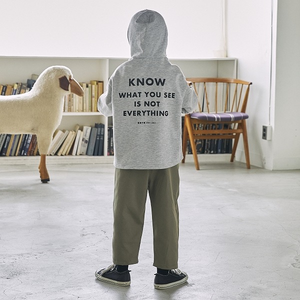 【25FW】KNOW パーカー / 杢グレー