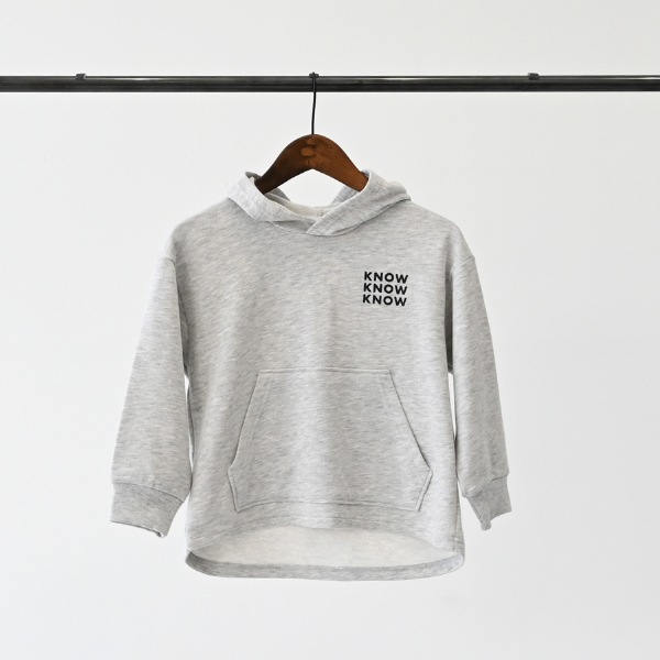 【25FW】KNOW パーカー / 杢グレー