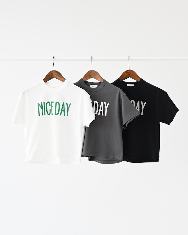 【フォブ】NICE DAY Tシャツ / ブラック